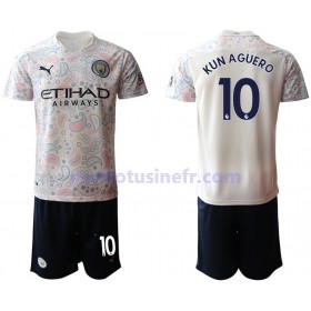 Maillot de Foot Manchester City Kun Agüero 10 Troisième 2020-21 - Enfant